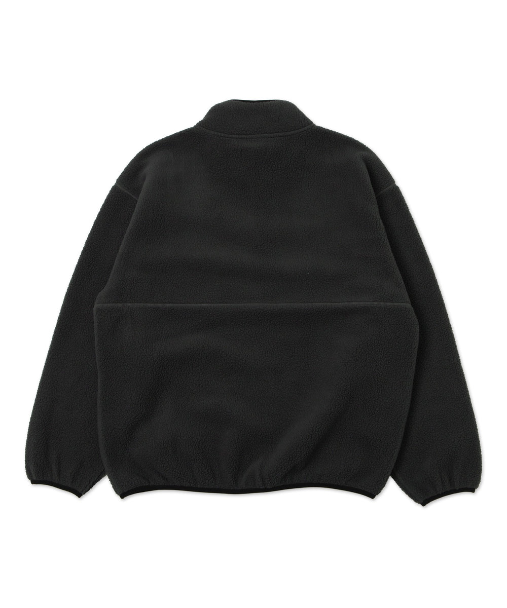 フリース　ハーフZIPプルオーバー