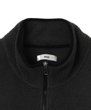 フリース　ハーフZIPプルオーバー