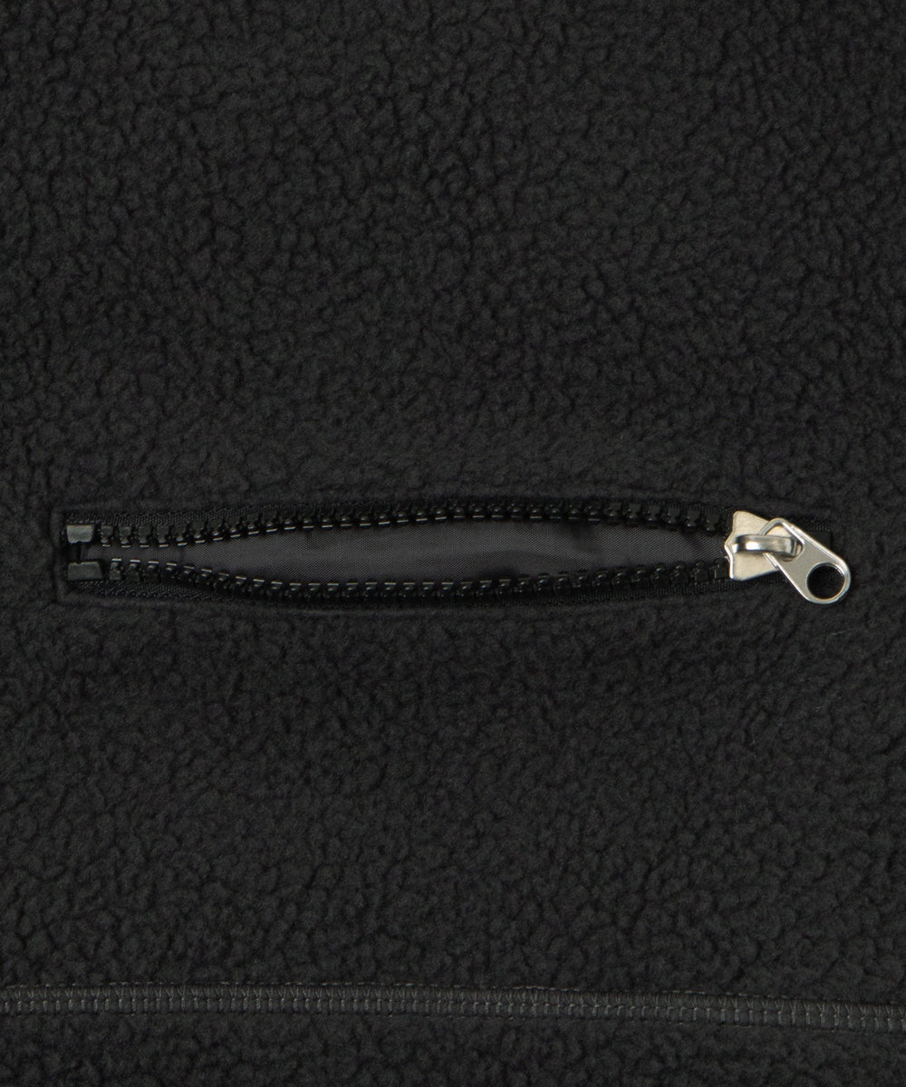 フリース　ハーフZIPプルオーバー