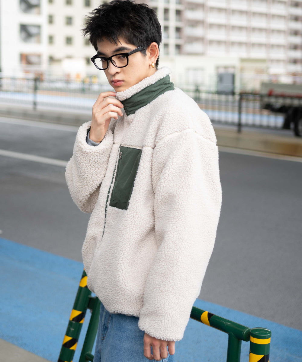 ベージュ モデル：180cm L着用