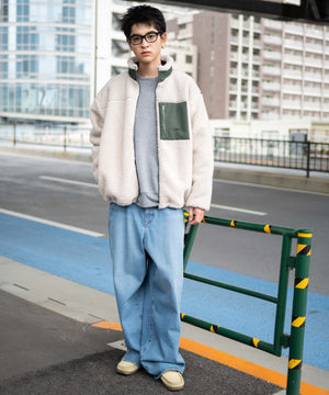 ベージュ モデル：180cm L着用