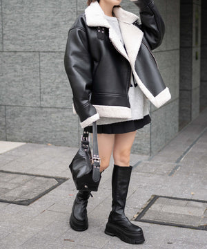 ブラック　モデル:155cm F着用