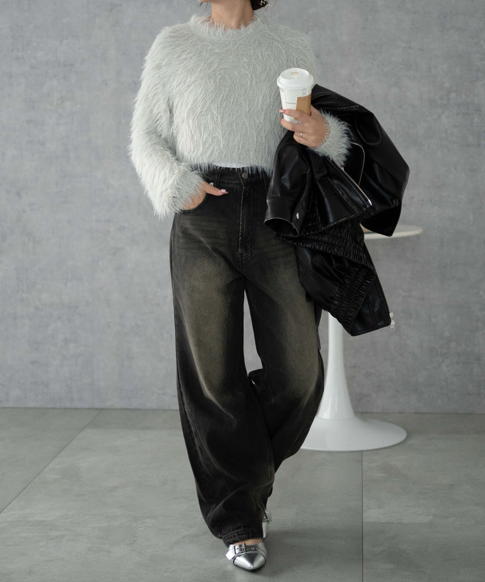 Lグレー　モデル:155cm F着用