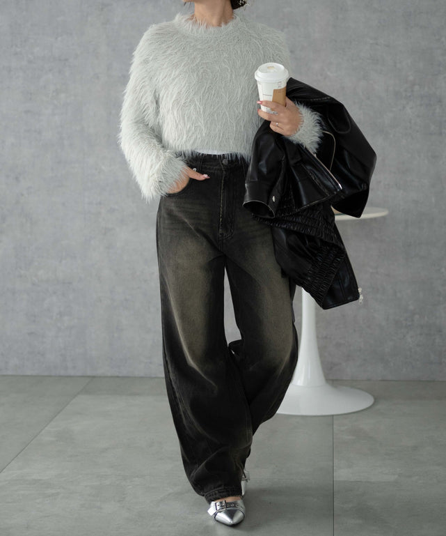 Lグレー　モデル:155cm F着用