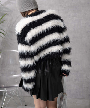 ホワイトボーダー　モデル:155cm F着用