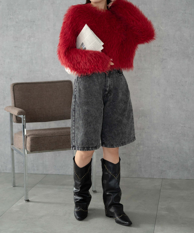 レッド　モデル:155cm F着用