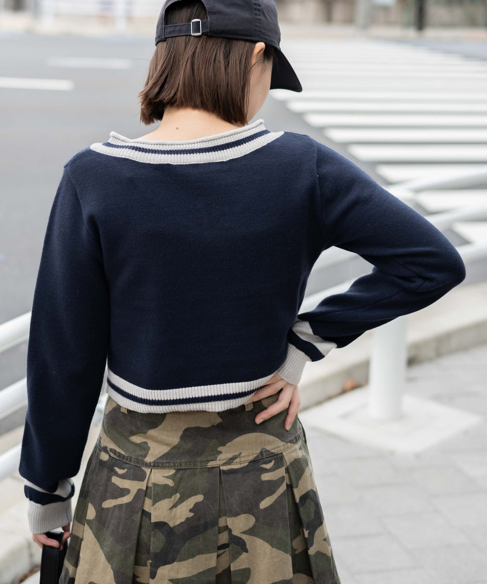 ネイビー　モデル:155cm F着用