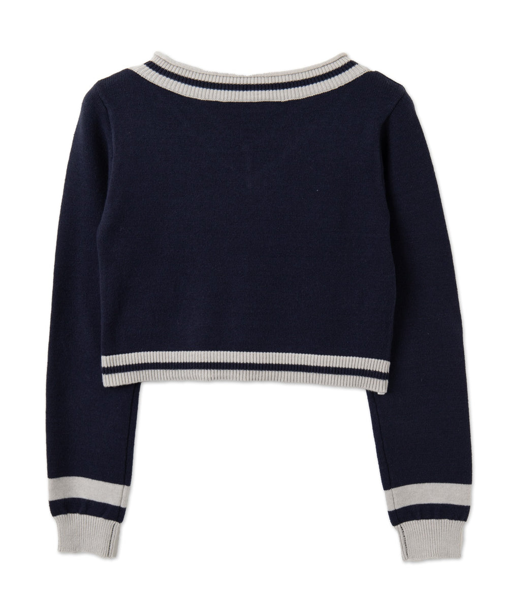 ナンバリングコンパクトニット