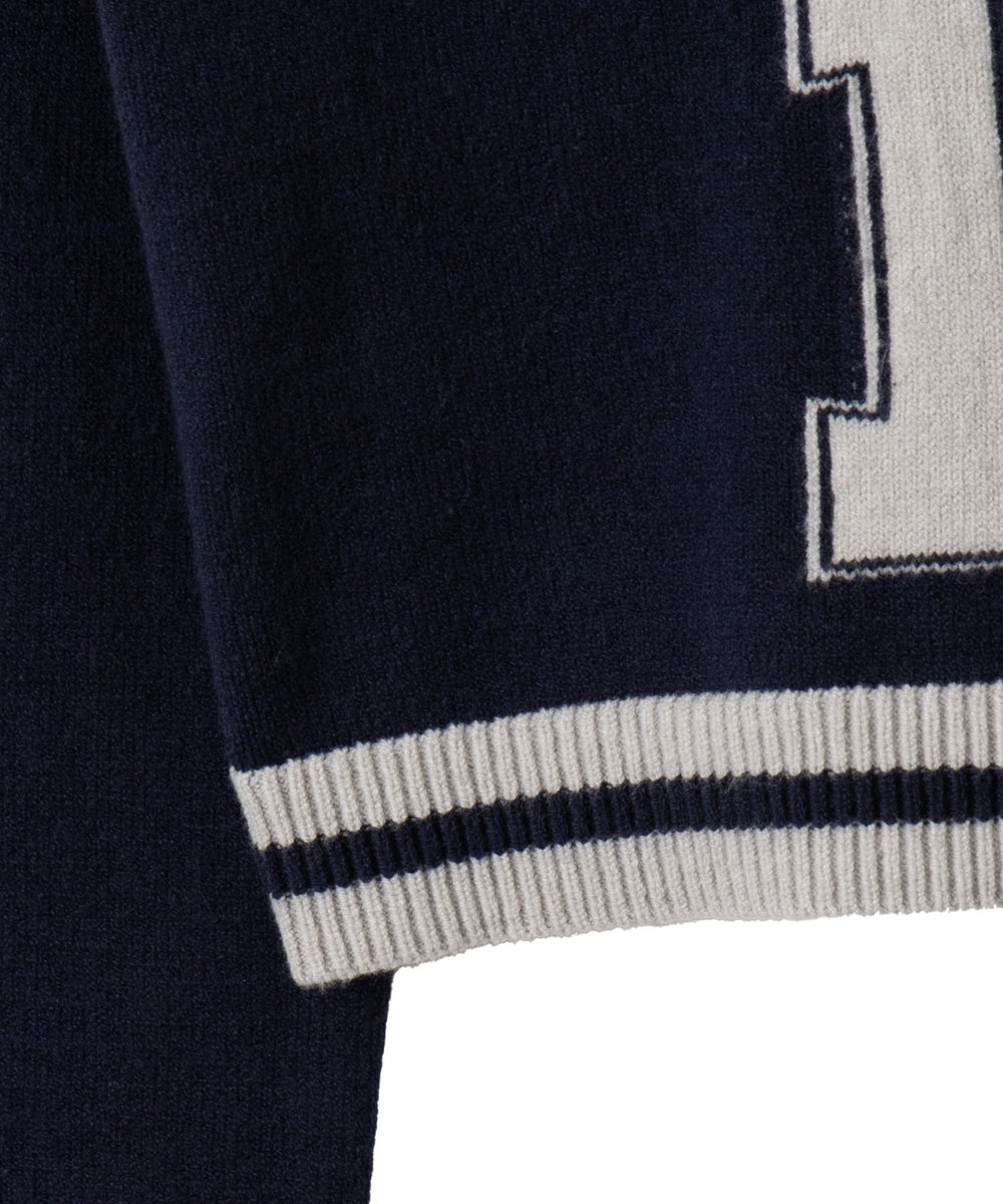 ナンバリングコンパクトニット