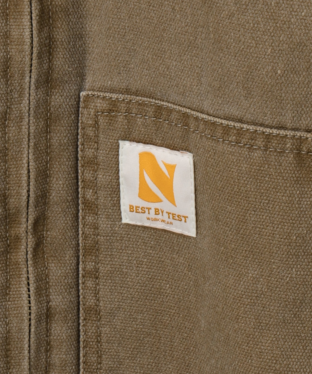 ヴィンテージウォッシュダックフードブルゾン