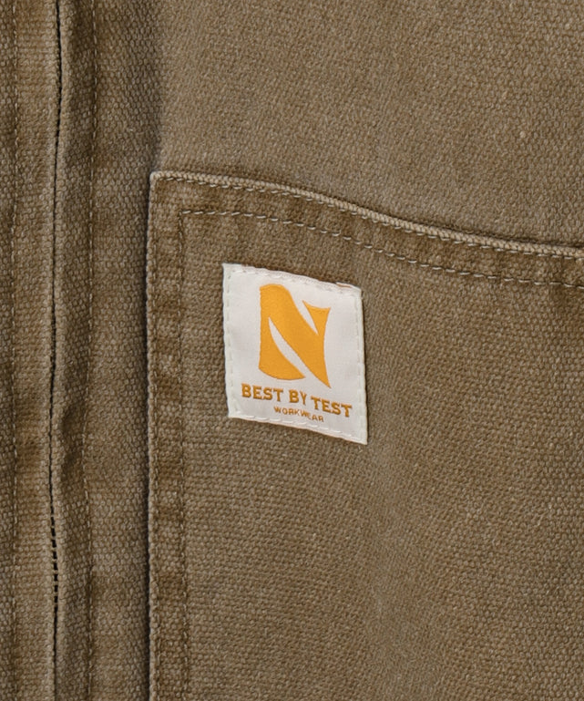 ヴィンテージウォッシュダックフードブルゾン