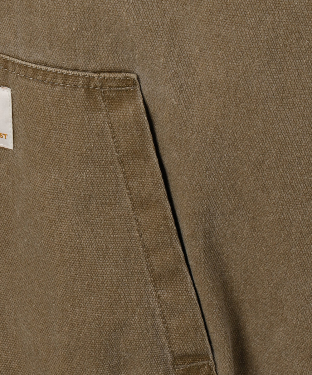 ヴィンテージウォッシュダックフードブルゾン