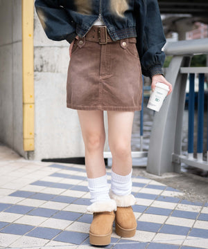 ベージュ　モデル:155cm F着用