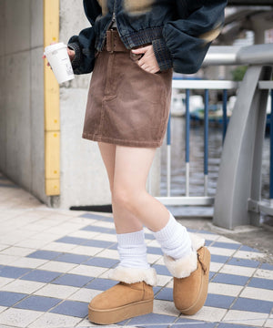 ベージュ　モデル:155cm F着用