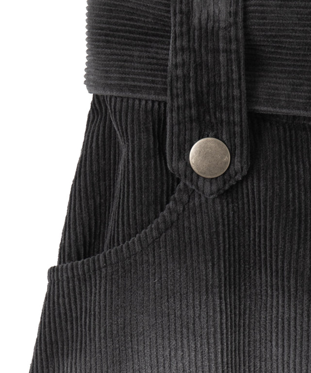 ヴィンテージウォッシュコーデュロイミニスカート