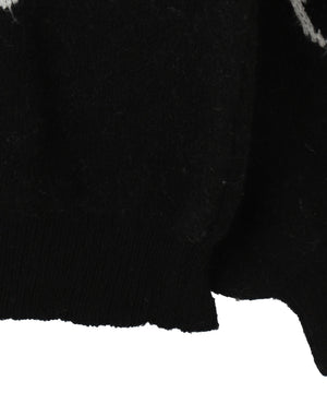 フラッフィーグラフィックBIGニットプルオーバー