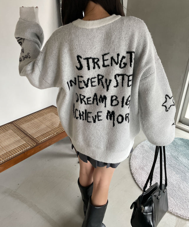 ホワイト(落書き風ロゴ) 　モデル:155cm F着用