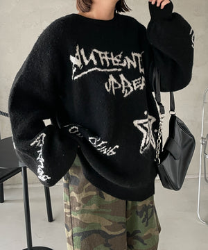 ブラック(落書き風ロゴ) 　モデル:155cm F着用