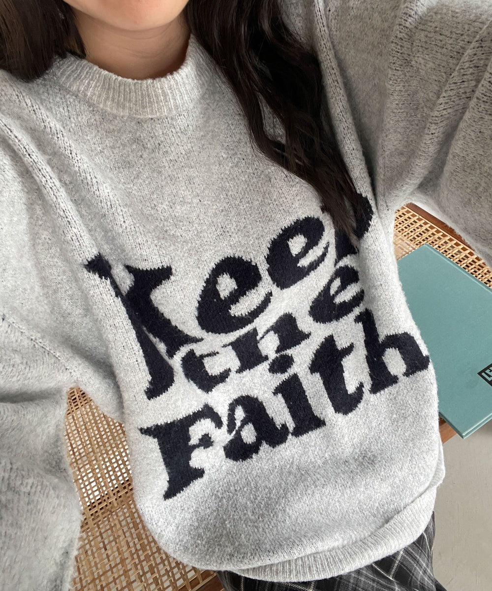 杢グレー(KEEPロゴ)　モデル:155cm F着用