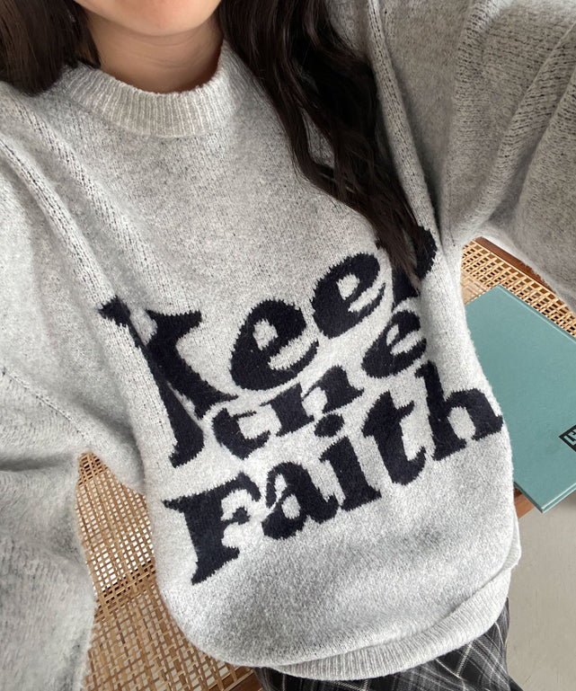 杢グレー(KEEPロゴ)　モデル:155cm F着用