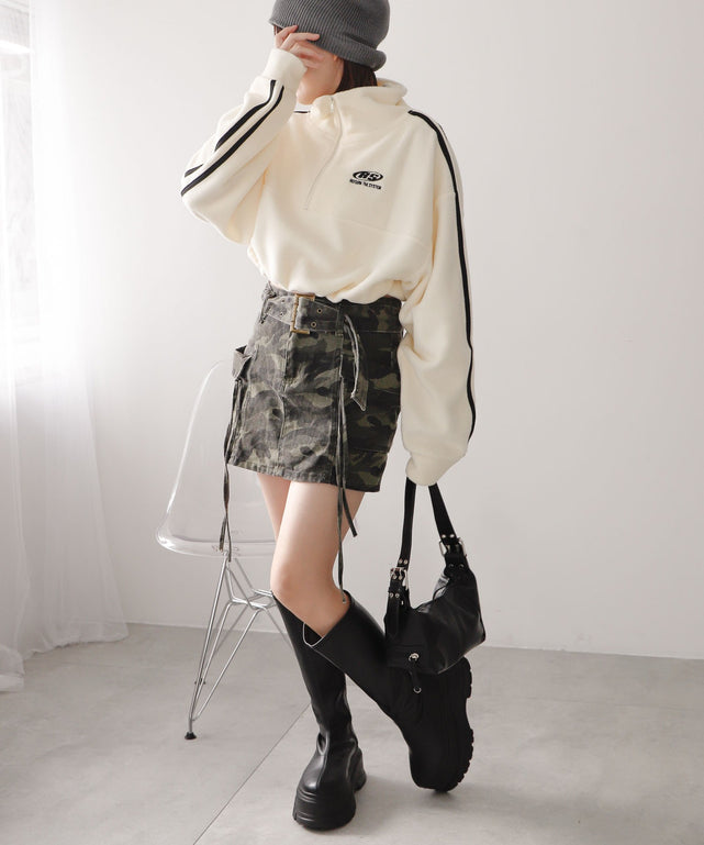 ホワイトアイボリー　モデル:155cm F着用