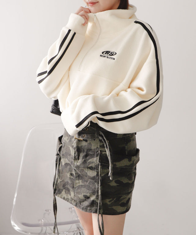 ホワイトアイボリー　モデル:155cm F着用