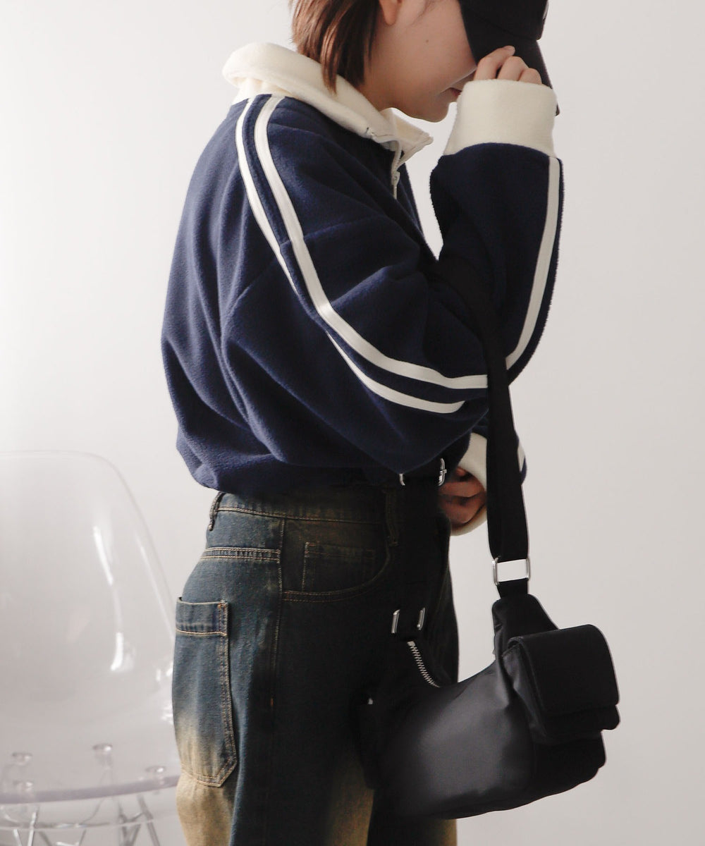 ネイビー　モデル:155cm F着用