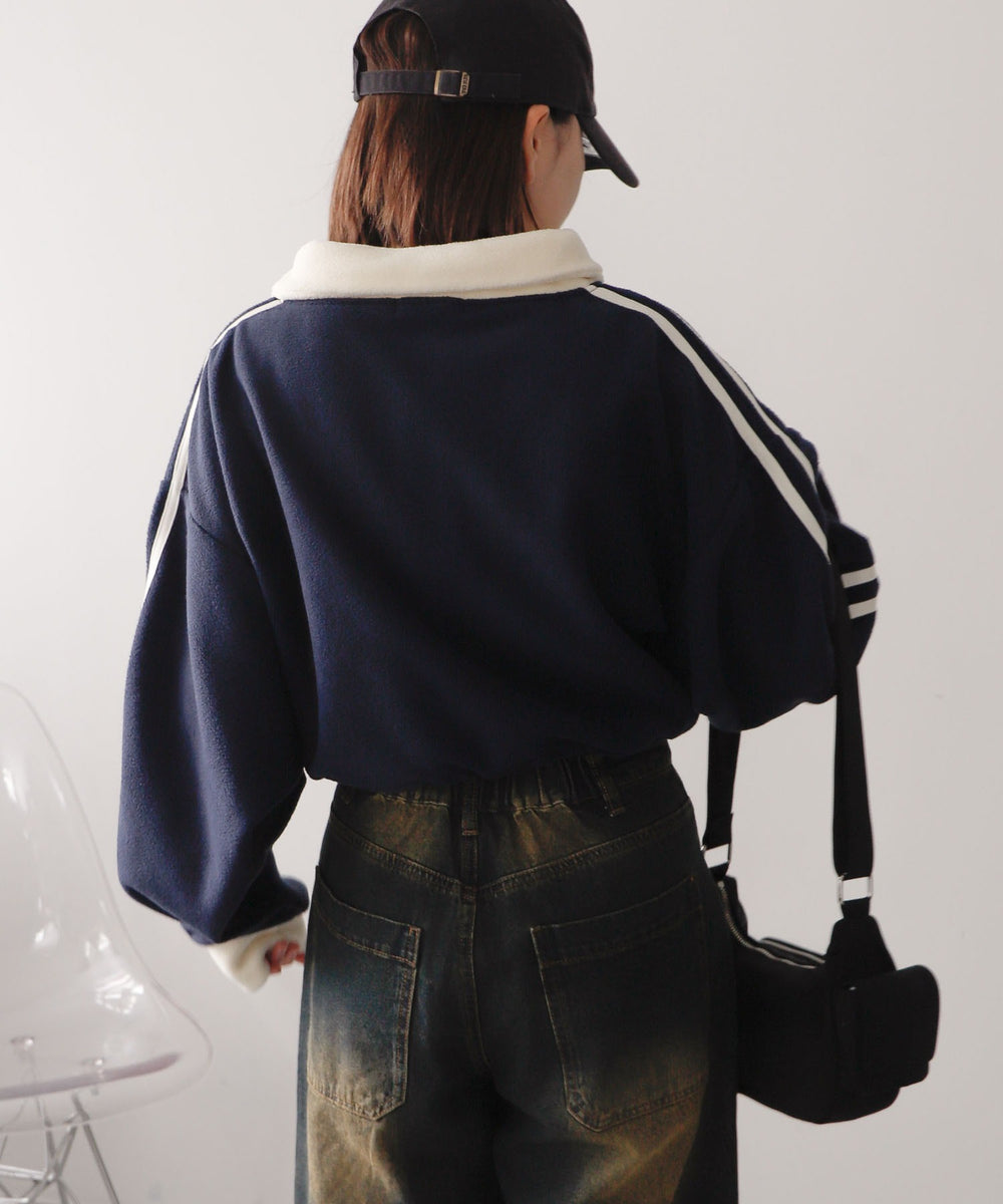 ネイビー　モデル:155cm F着用