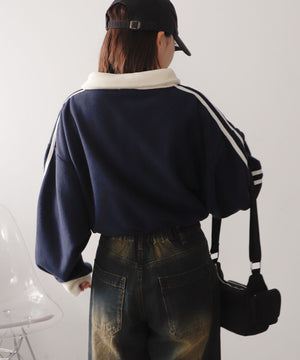 ネイビー　モデル:155cm F着用