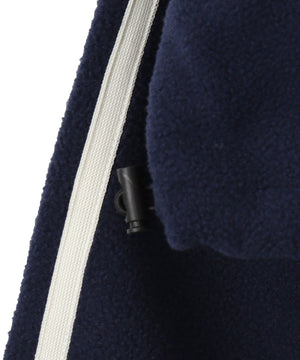 ハーフジップフリースショートプルオーバー