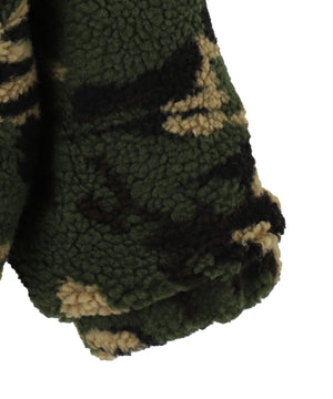 迷彩ロゴボアパーカー