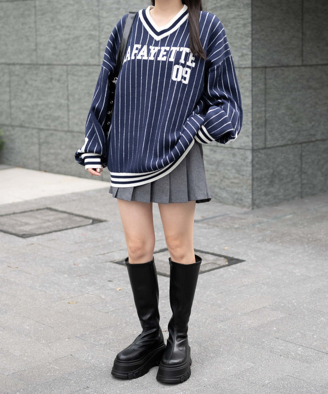 ネイビー　モデル:155cm F着用