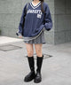 ネイビー　モデル:155cm F着用