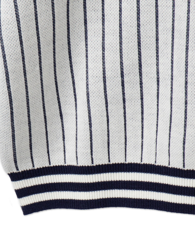 ベースボールグラフィックプルオーバーニット