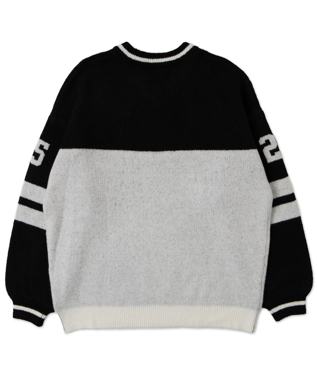 ナンバリングラインフラッフィーニット