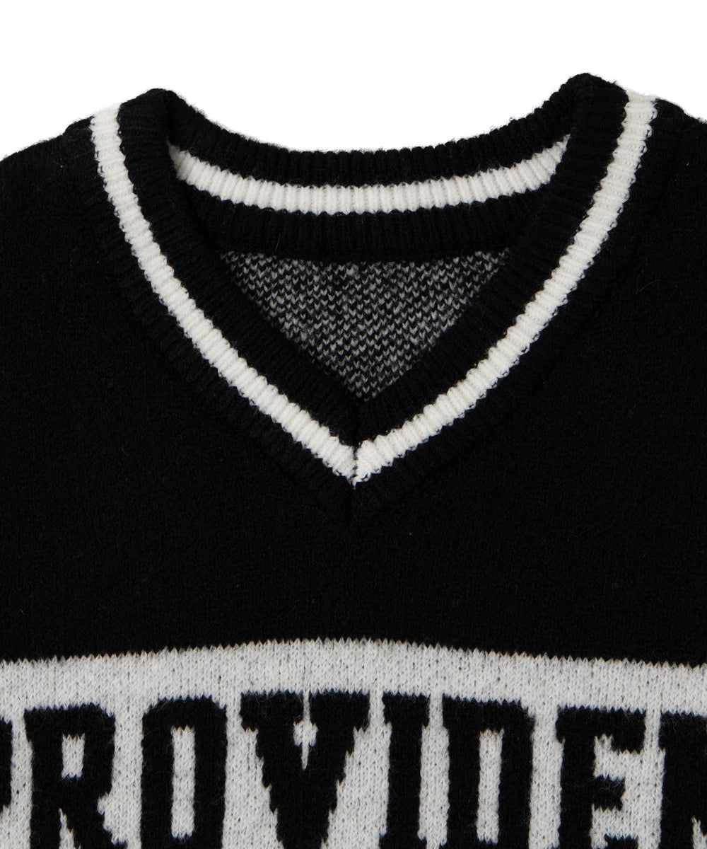 ナンバリングラインフラッフィーニット