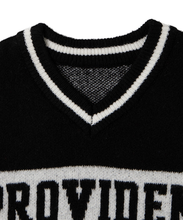 ナンバリングラインフラッフィーニット