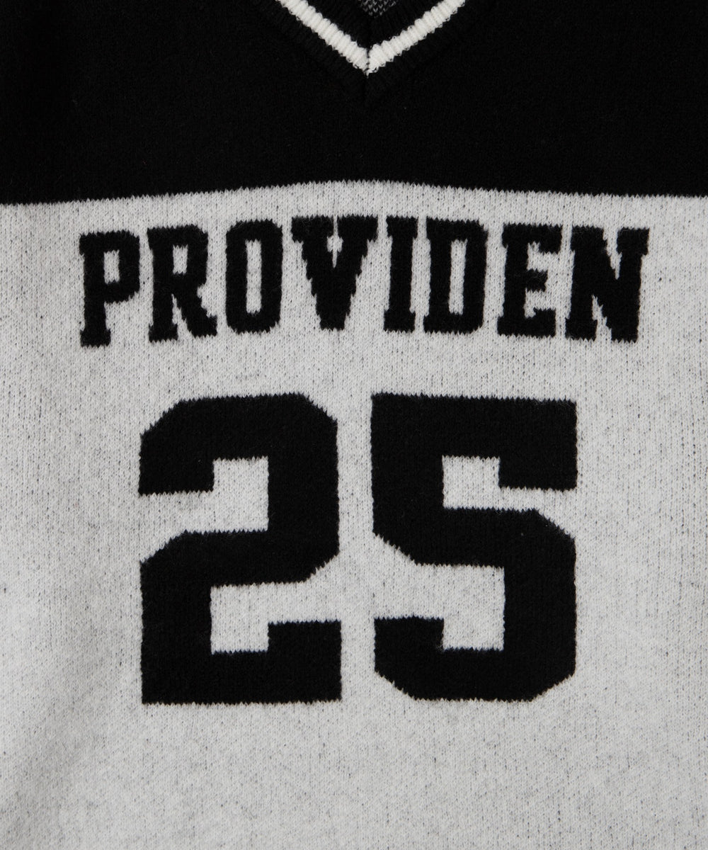 ナンバリングラインフラッフィーニット