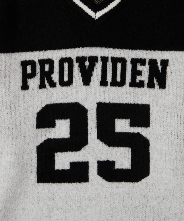 ナンバリングラインフラッフィーニット