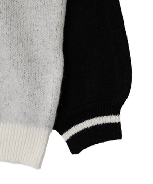 ナンバリングラインフラッフィーニット