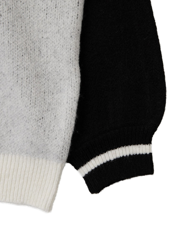 ナンバリングラインフラッフィーニット