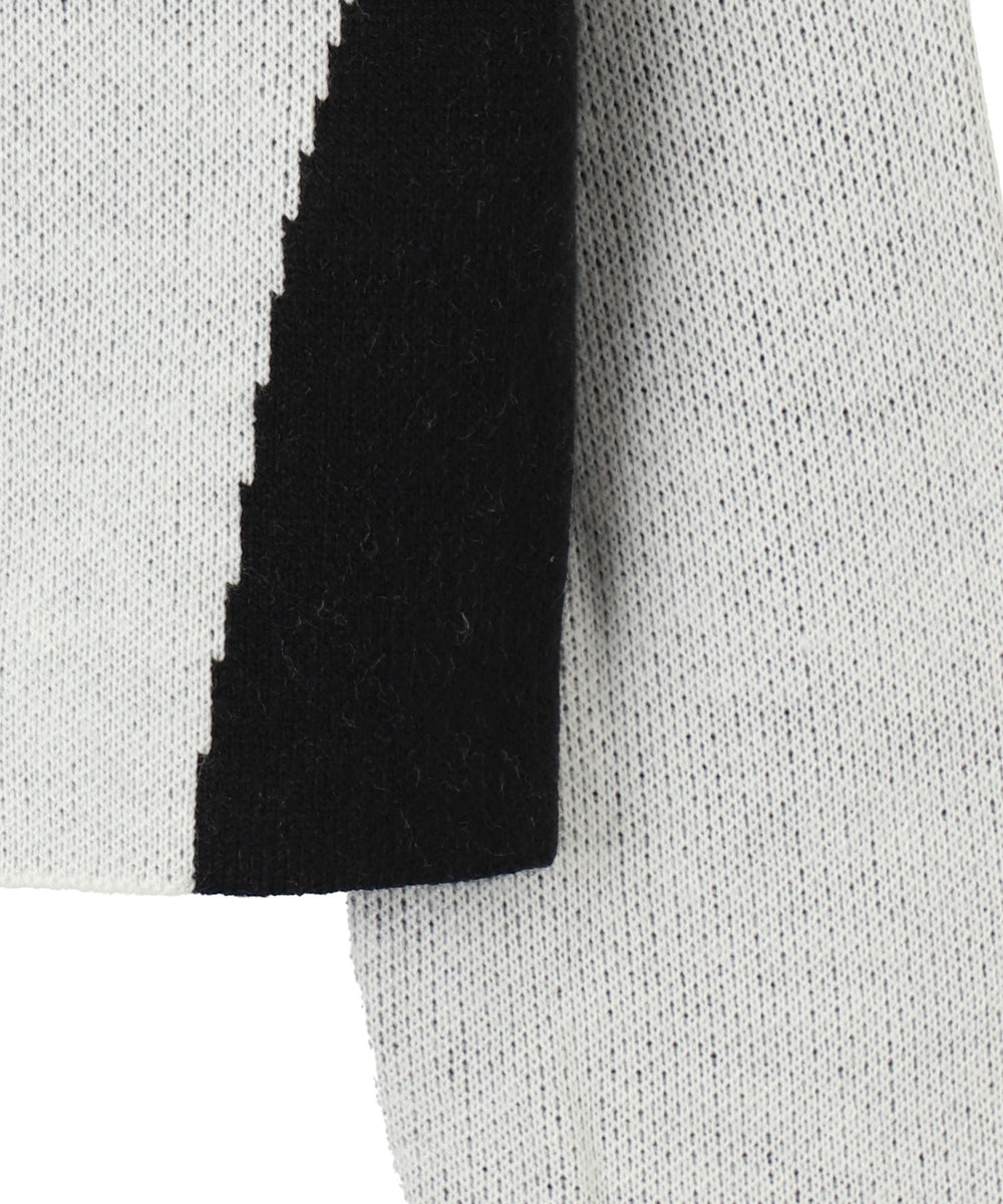 WZIPレーシングニットトップス