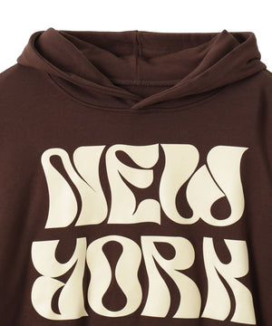 ロゴフォームプリントビッグプルパーカー