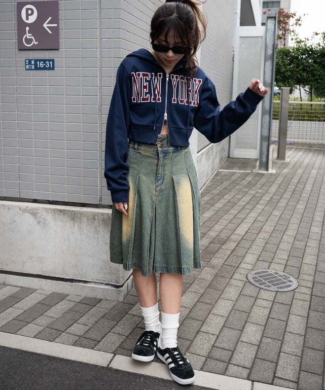 ネイビー　モデル:155cm F着用