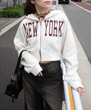 ホワイトアイボリー　モデル:155cm F着用