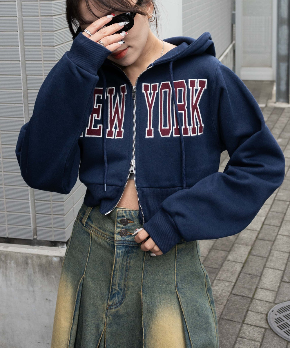 ネイビー　モデル:155cm F着用