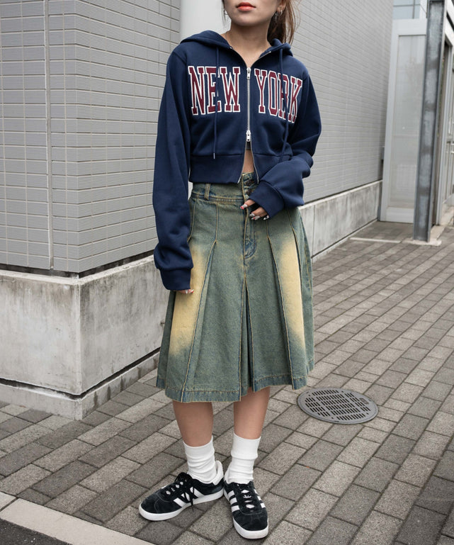 ネイビー　モデル:155cm F着用