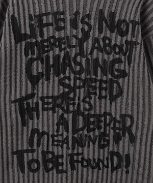 クラッシュリブBIGニットプルオーバー