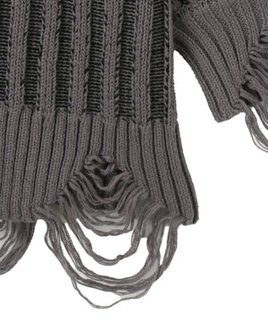 クラッシュリブBIGニットプルオーバー