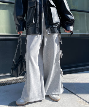 杢グレー　モデル:155cm F着用